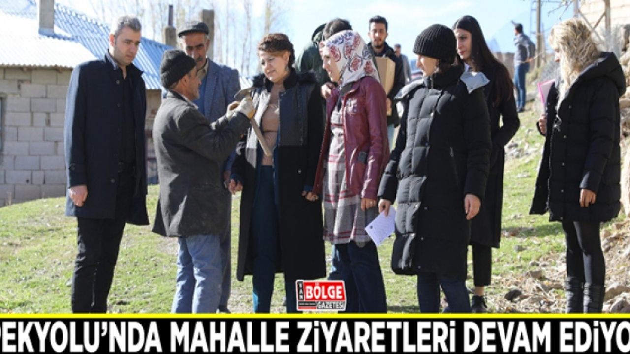 İpekyolu’nda mahalle ziyaretleri devam ediyor