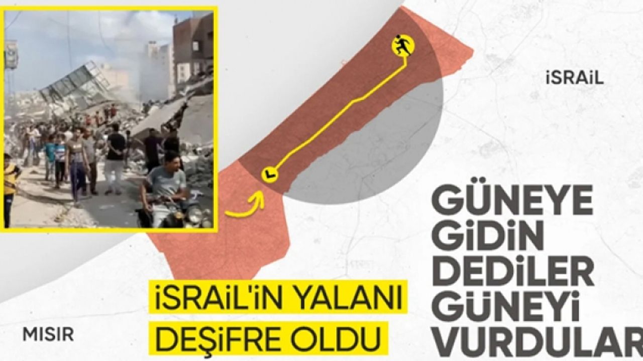 İsrail saldırılarına İngiliz kanıtı: Güvenli ilan edilen Gazze'nin güneyi vuruluyor