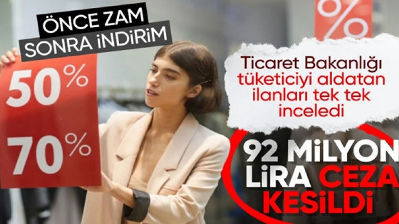 Tüketiciyi aldatanlara af yok: Reklam Kurulu 92,5 milyon TL ceza kesti