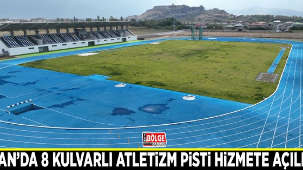 Van'da 8 kulvarlı atletizm pisti hizmete açıldı