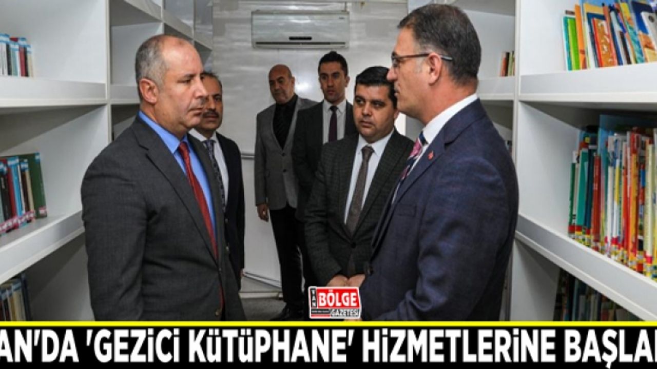 Van'da 'Gezici Kütüphane' hizmetlerine başladı