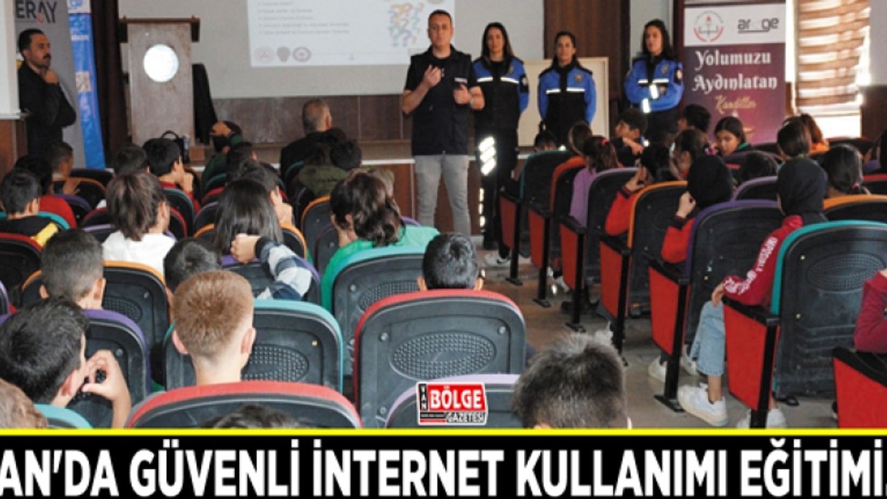 Van'da güvenli internet kullanımı eğitimi…