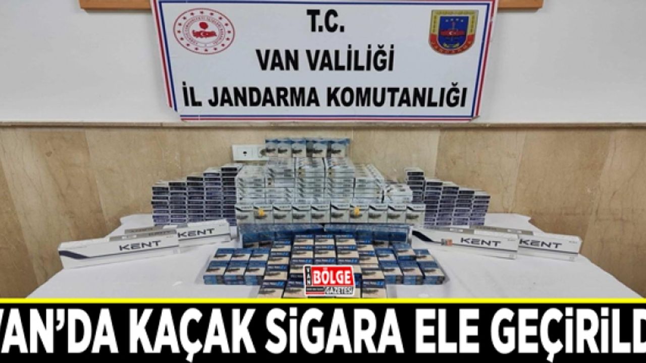 Van’da 4 bin 167 paket kaçak sigara ele geçirildi
