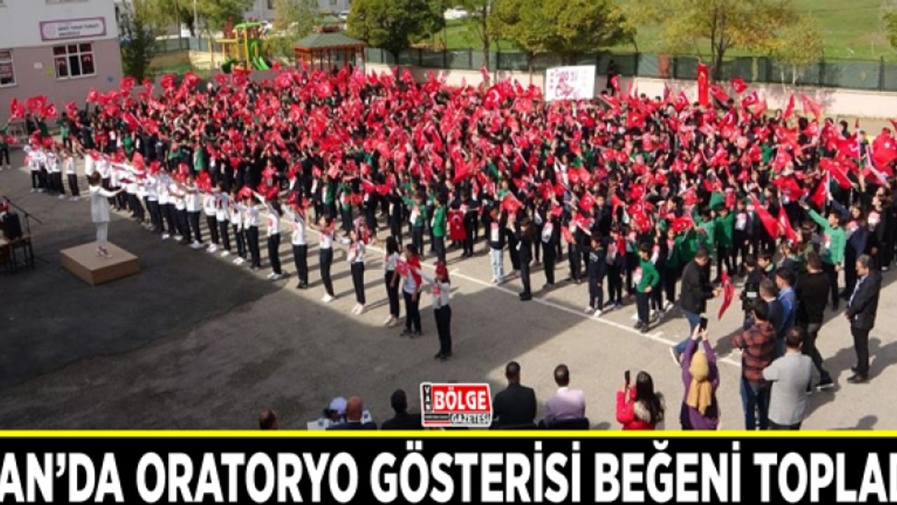 Van’da oratoryo gösterisi beğeni topladı