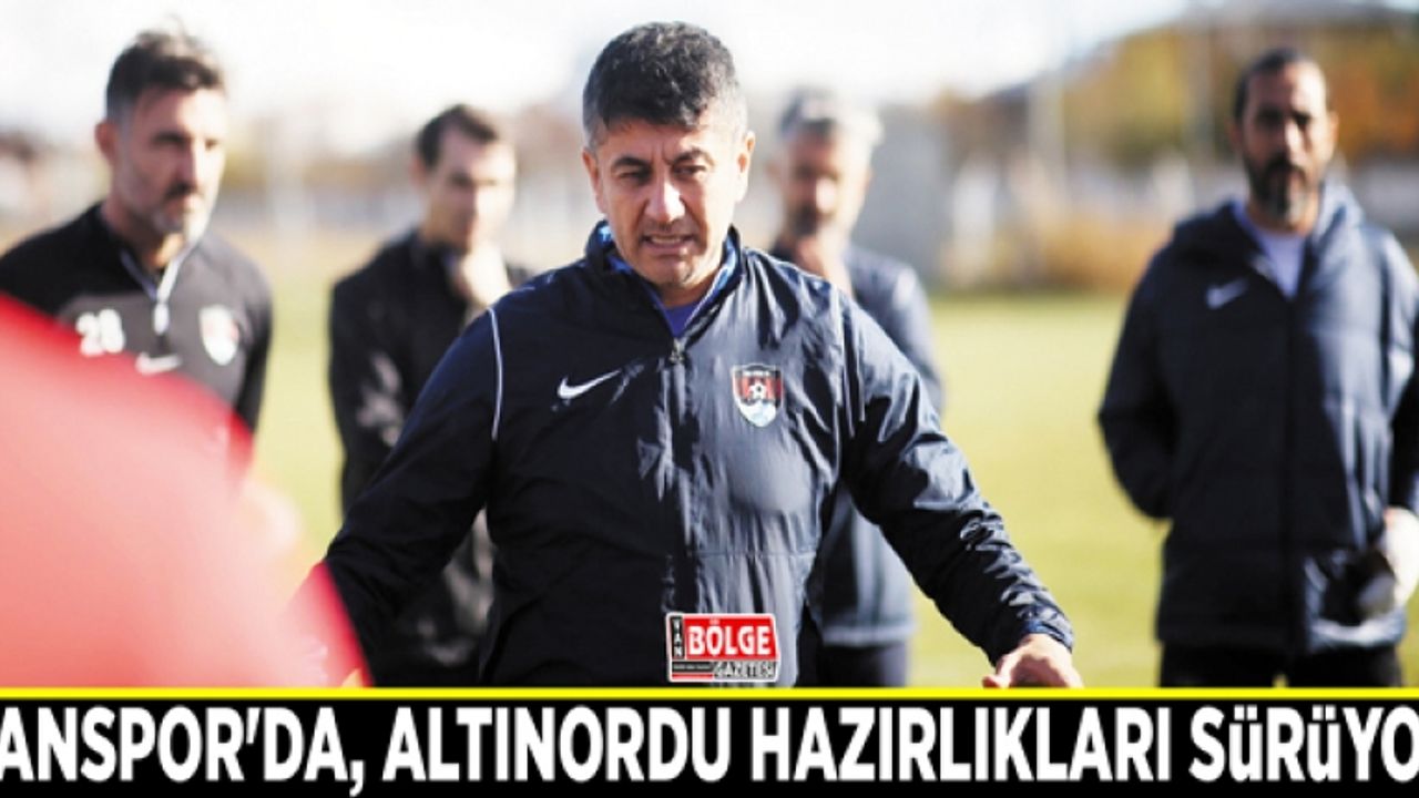 Vanspor'da, Altınordu maçının hazırlıkları sürüyor