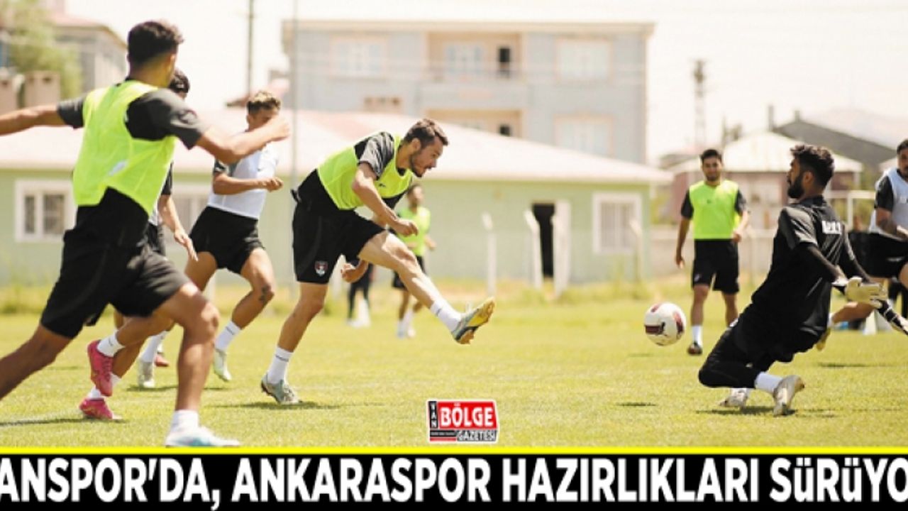 Vanspor'da, Ankaraspor maçının hazırlıkları sürüyor