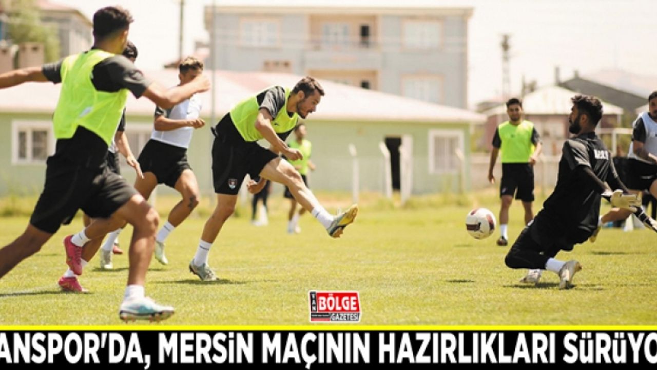 Vanspor'da, Mersin maçının hazırlıkları sürüyor