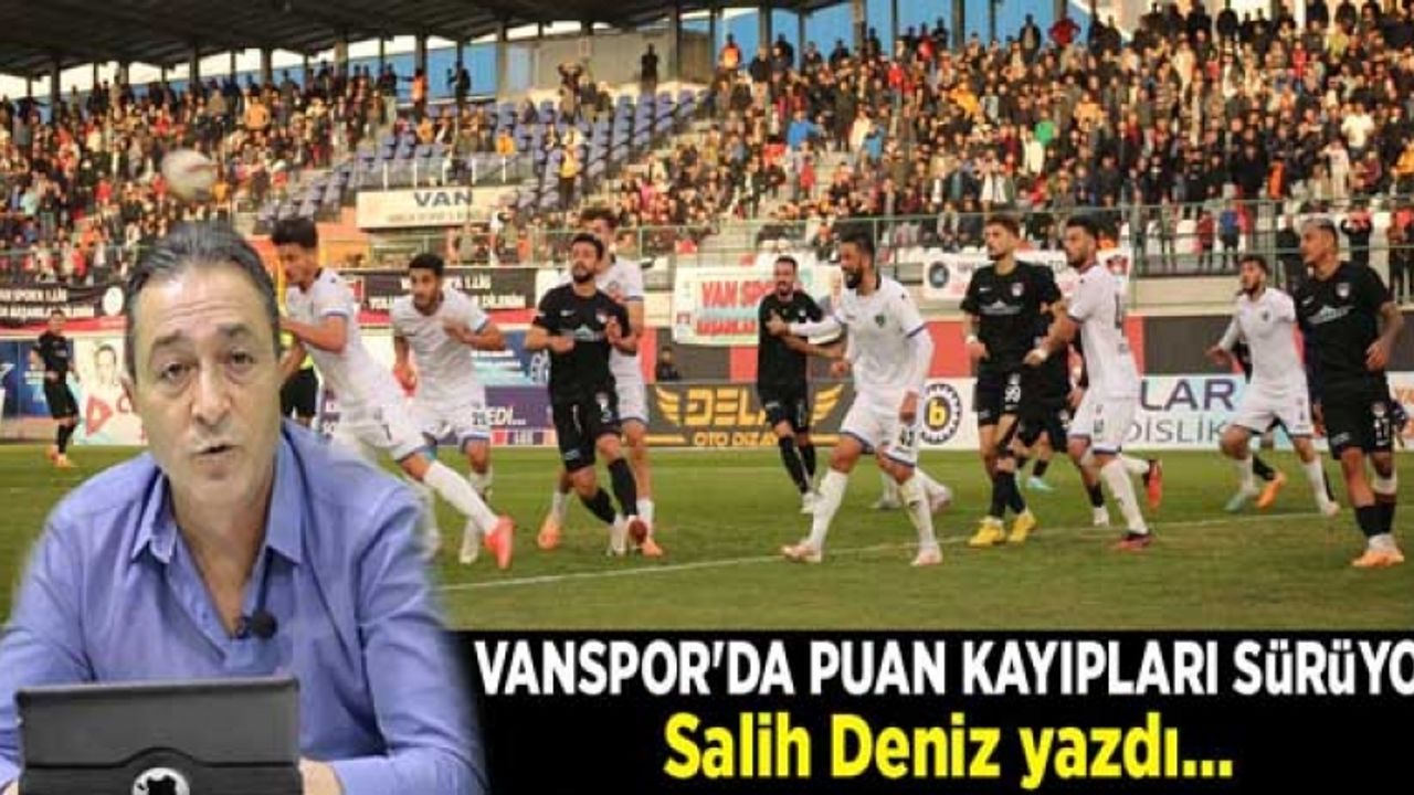 Vanspor'da puan kayıpları sürüyor