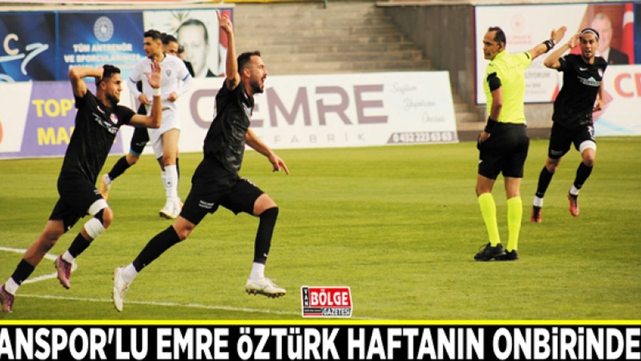 Vanspor'lu Emre Öztürk haftanın onbirinde...