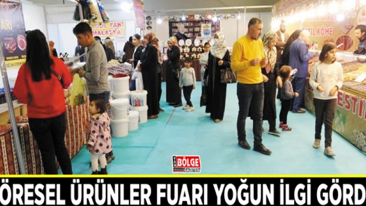 Yöresel Ürünler Fuarı yoğun ilgi gördü