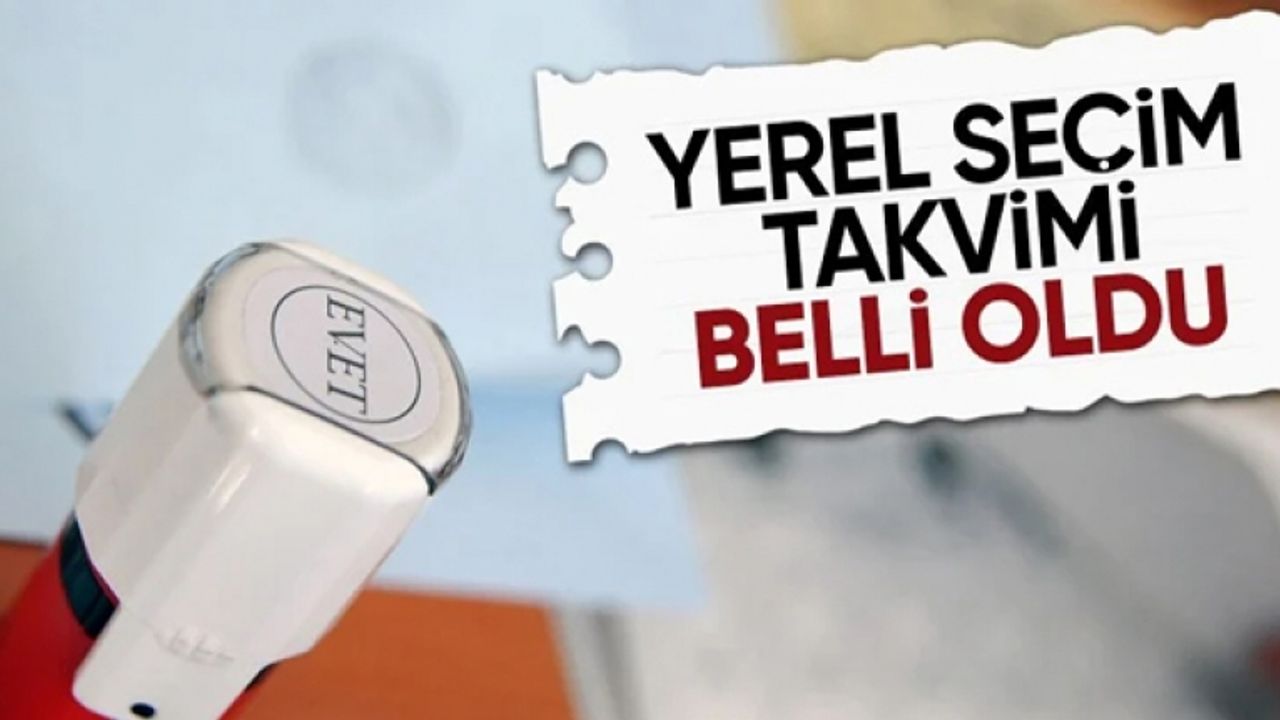 31 Mart yerel seçim takvimi Resmi Gazete'de yayımlandı