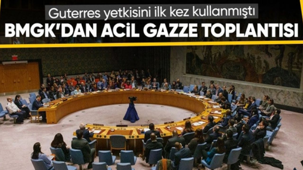 Antonio Guterres yetkisini ilk kez kullanmıştı: BMGK acil toplanıyor