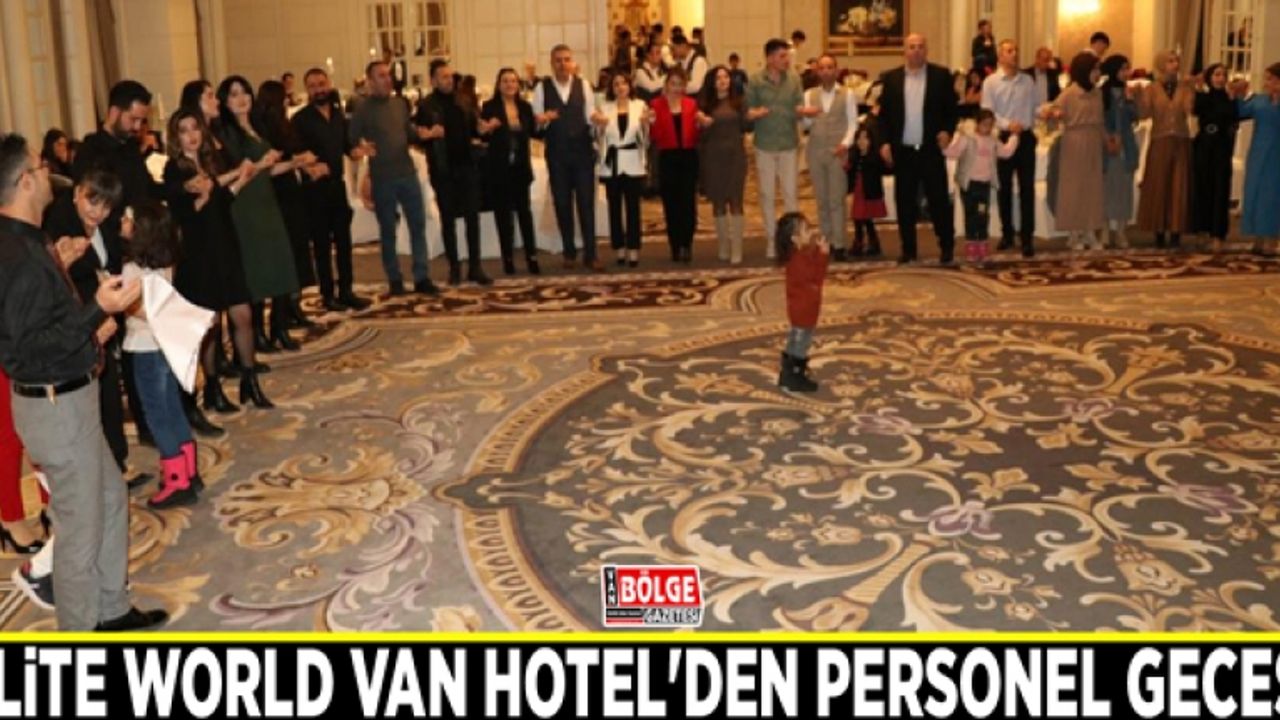 Elite World Van Hotel'den personel gecesi