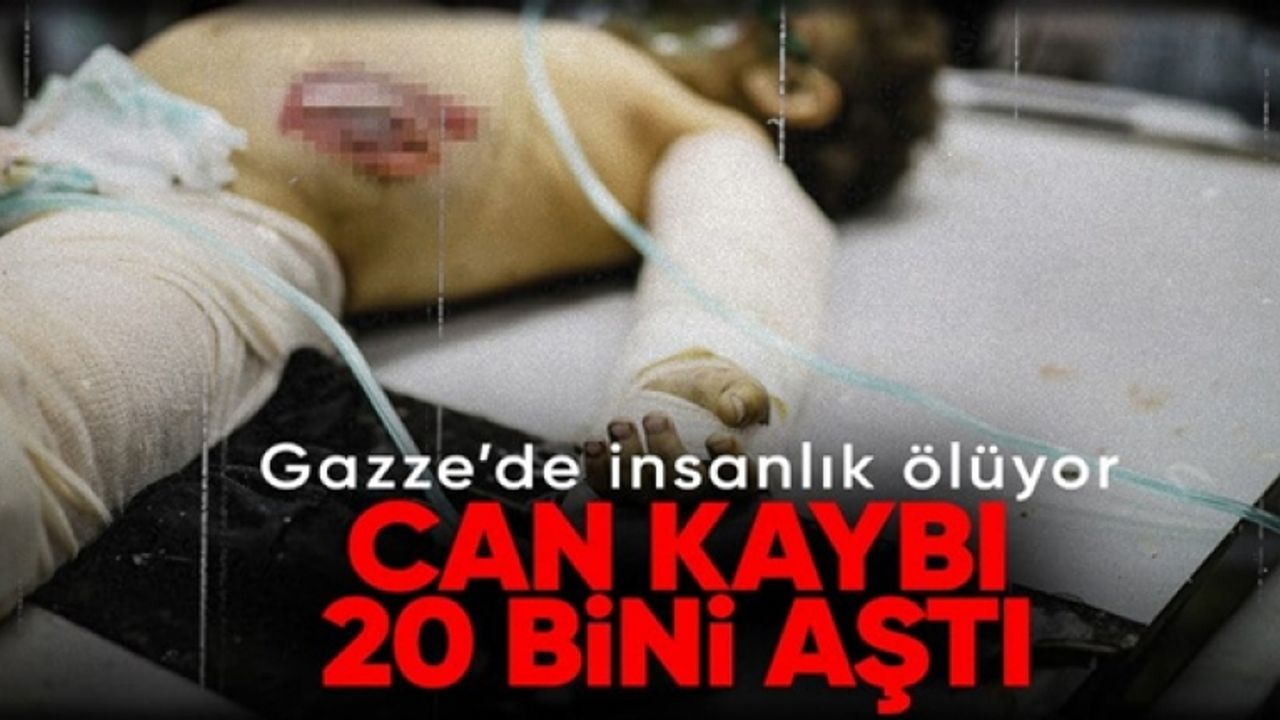 Gazze'de bilanço ağırlaşıyor! Can kaybı 20 bini aştı
