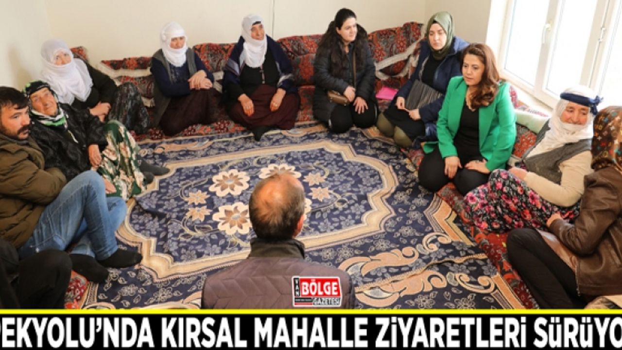İpekyolu’nda kırsal mahalle ziyaretleri sürüyor