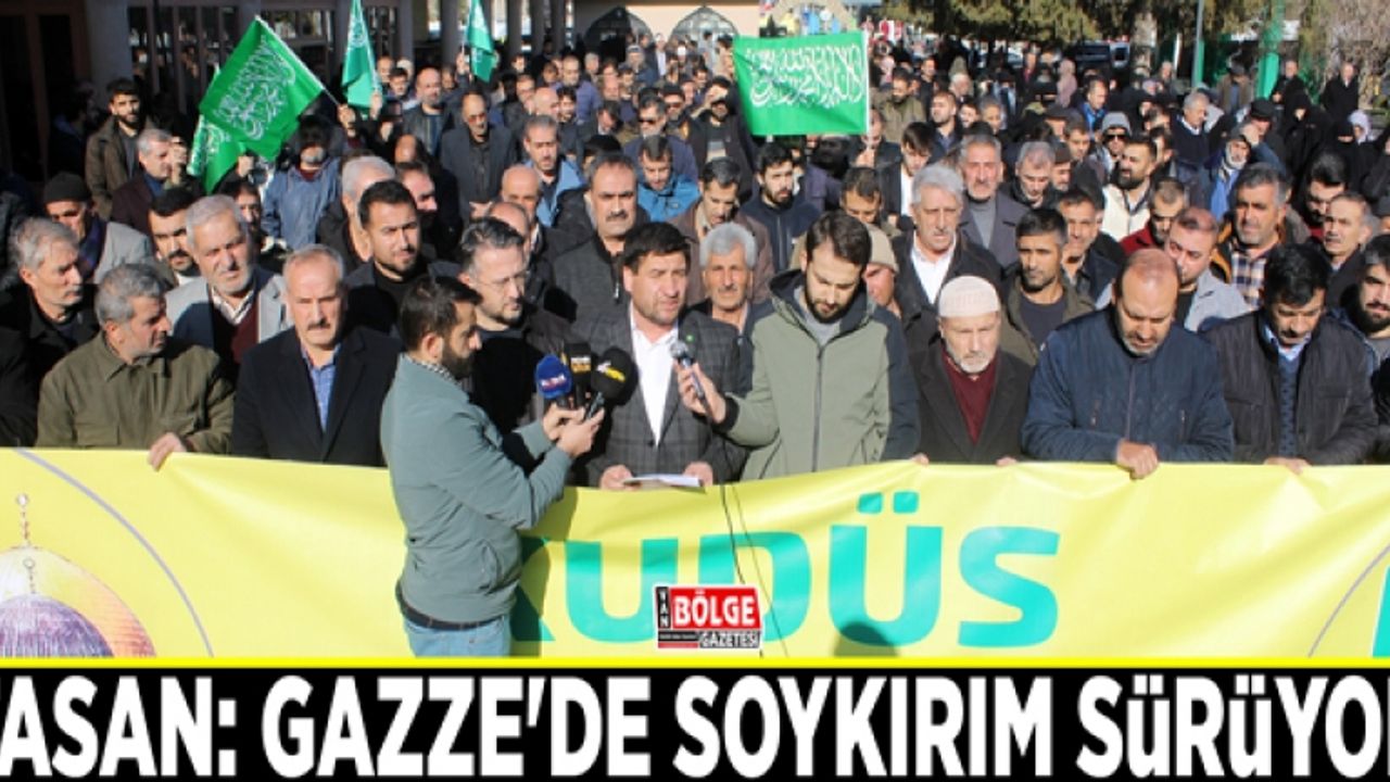 Tasan: Gazze'de soykırım sürüyor