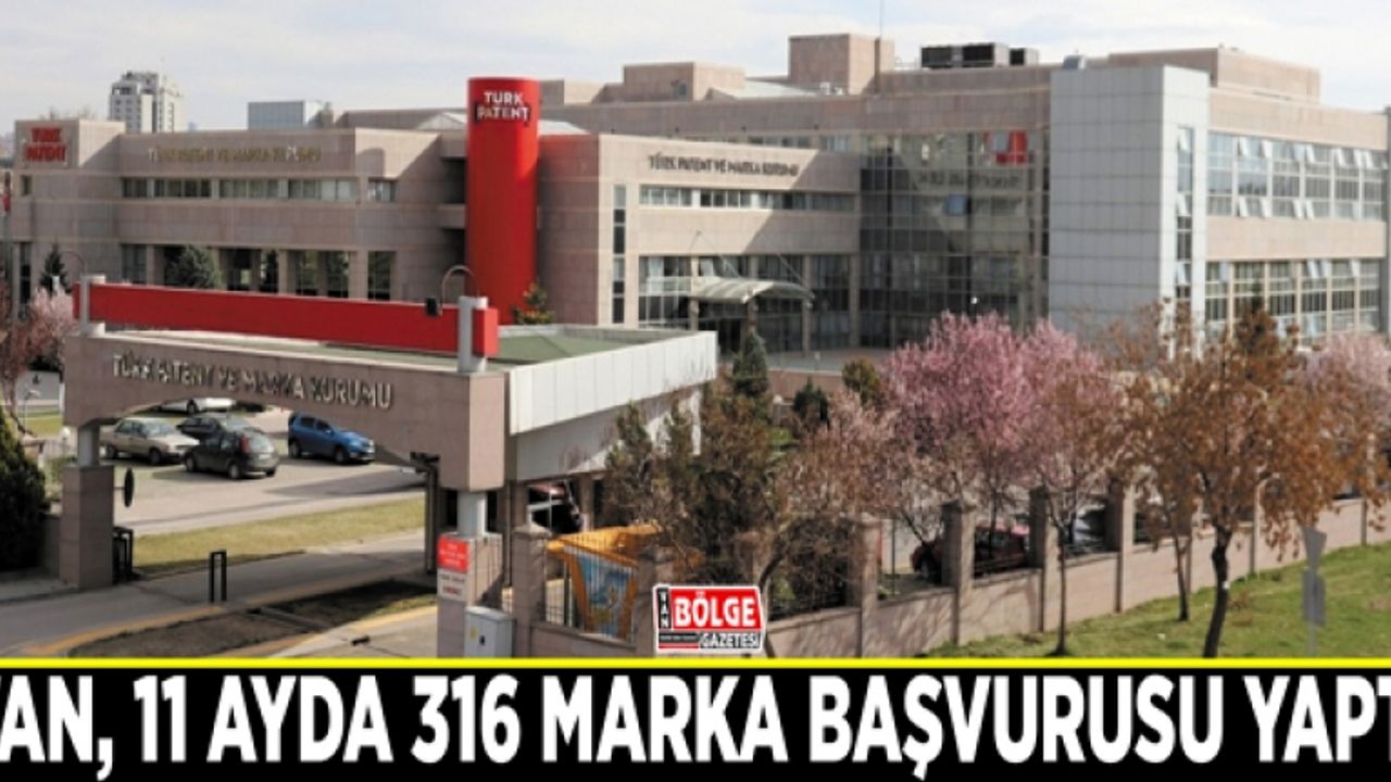 Van, 11 ayda 316 marka başvurusu yaptı