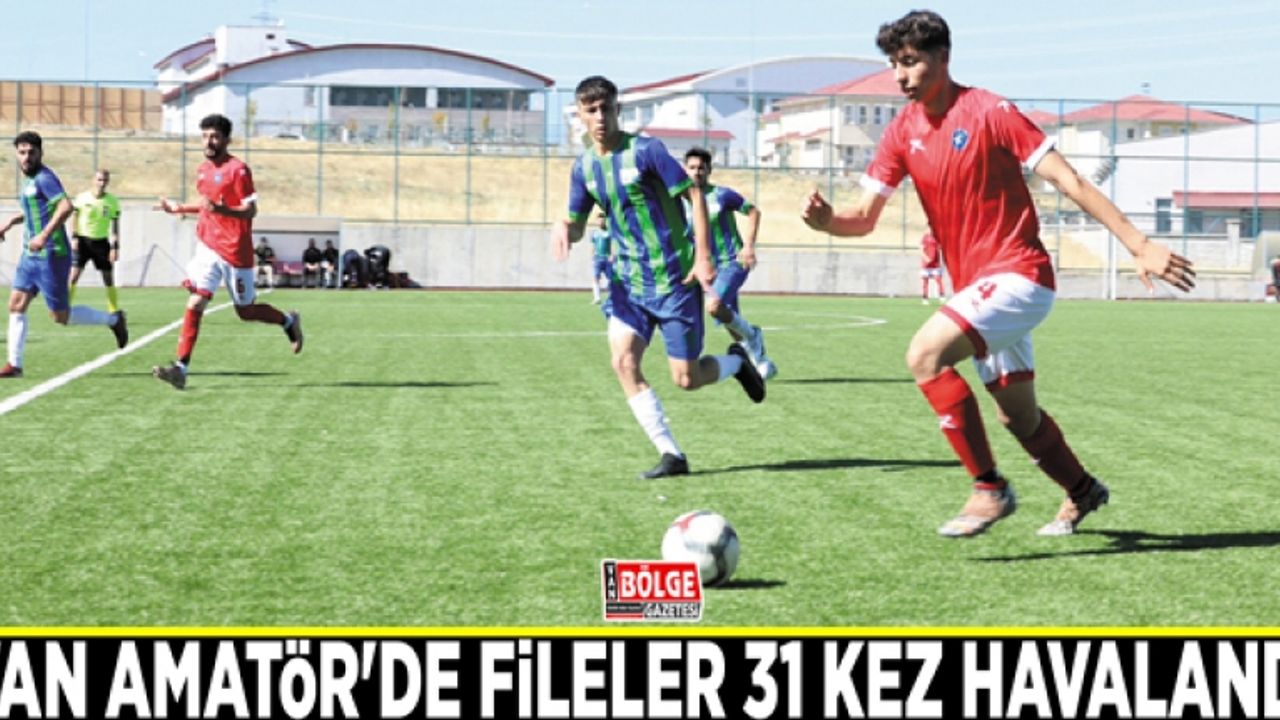 Van Amatör'de fileler 31 kez havalandı