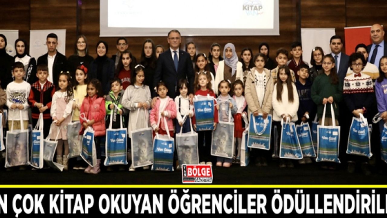 En çok kitap okuyan öğrenciler ödüllendirildi
