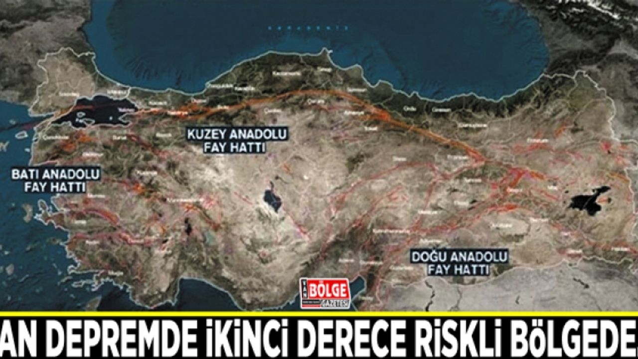 Van depremde ikinci derece riskli bölgede…