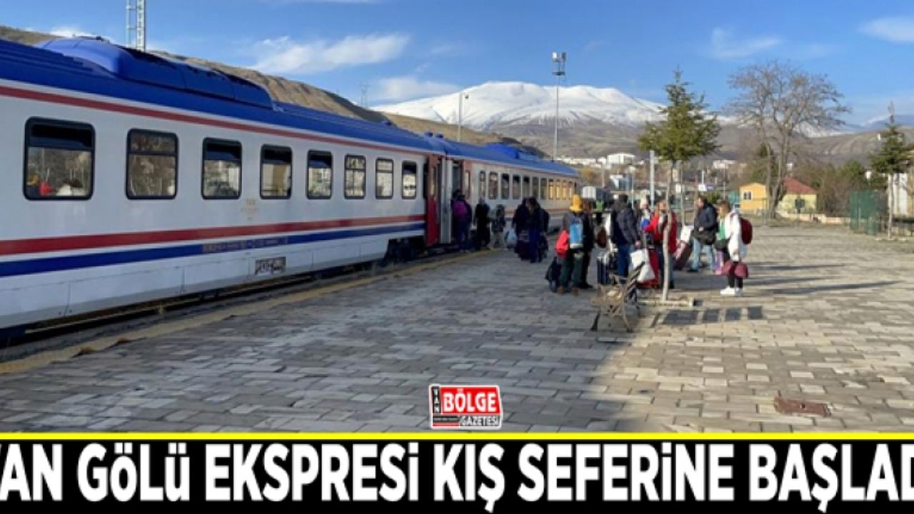 Van Gölü Ekspresi kış seferine başladı
