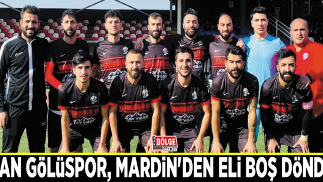 Van Gölüspor, Mardin'den eli boş döndü