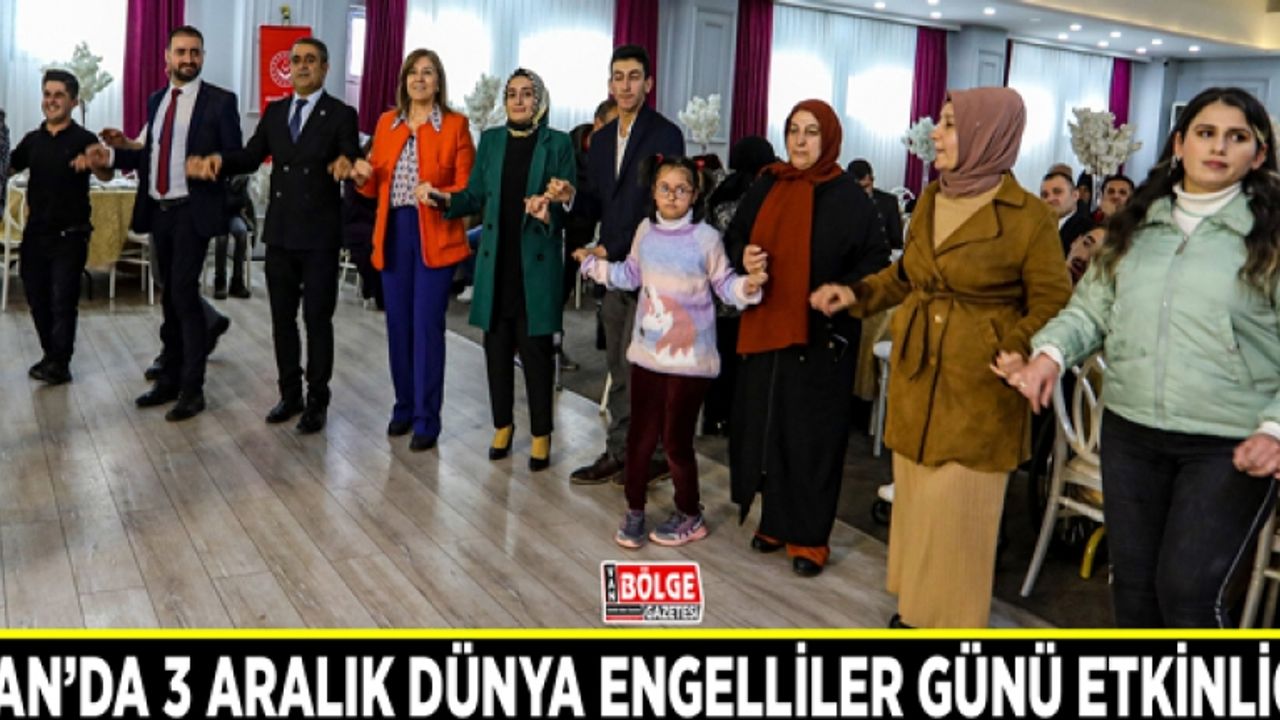 Van’da 3 Aralık Dünya Engelliler Günü etkinliği