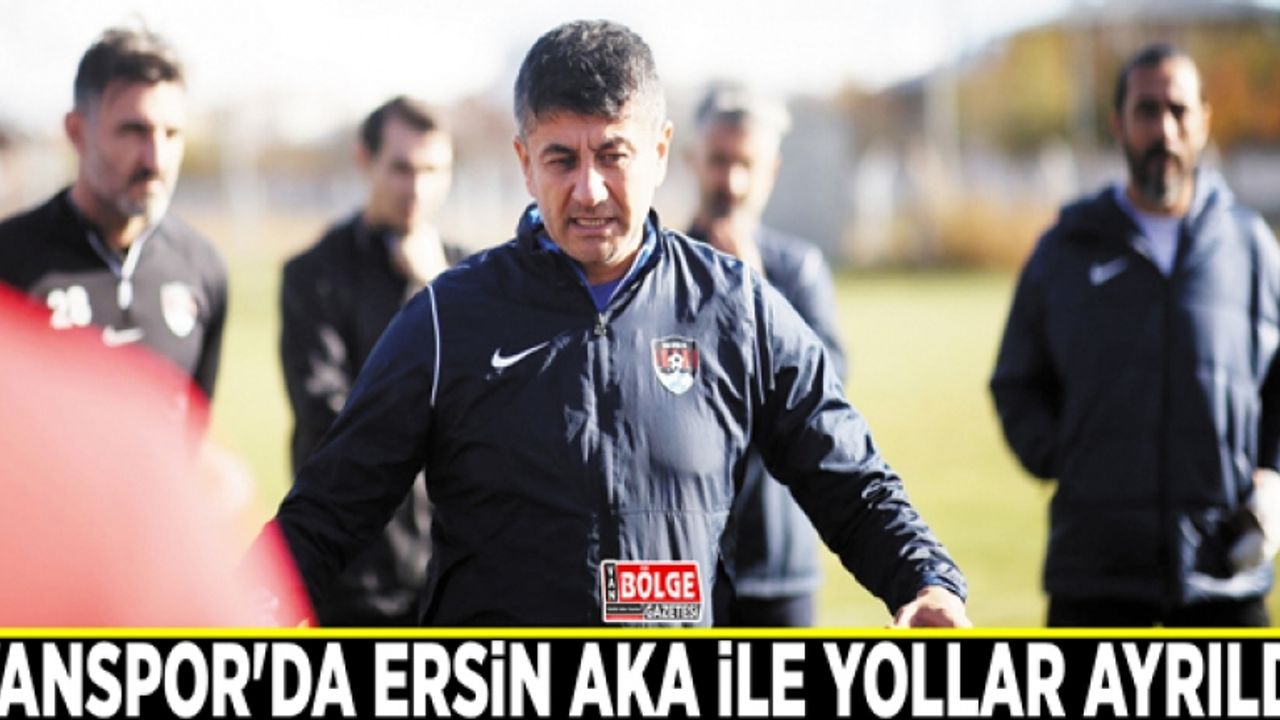 Vanspor'da Ersin Aka ile yollar ayrıldı