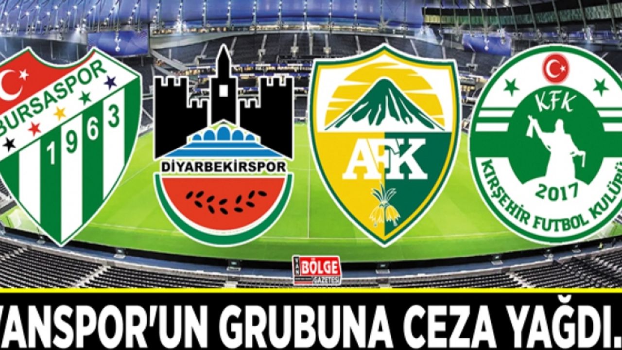 Vanspor'un grubuna ceza yağdı…