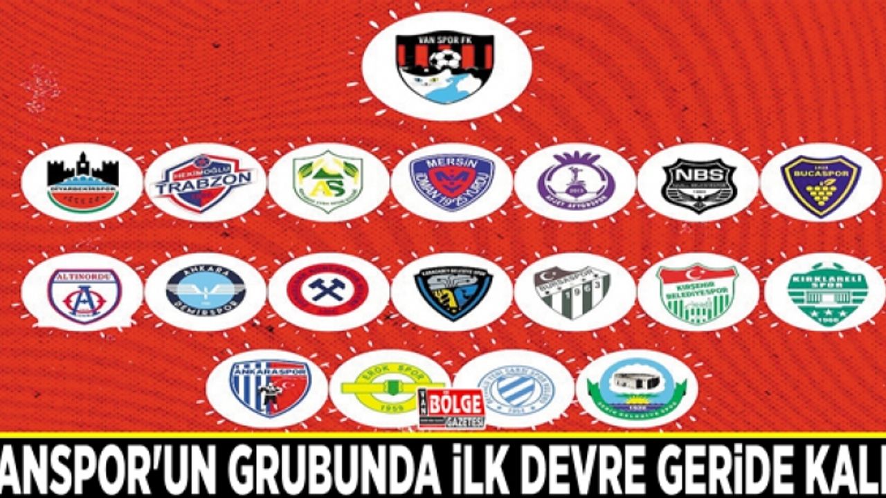 Vanspor'un grubunda ilk devre geride kaldı