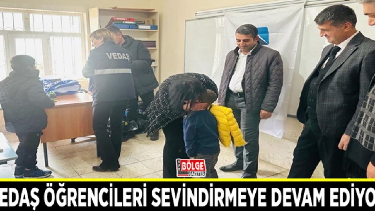 VEDAŞ öğrencileri sevindirmeye devam ediyor