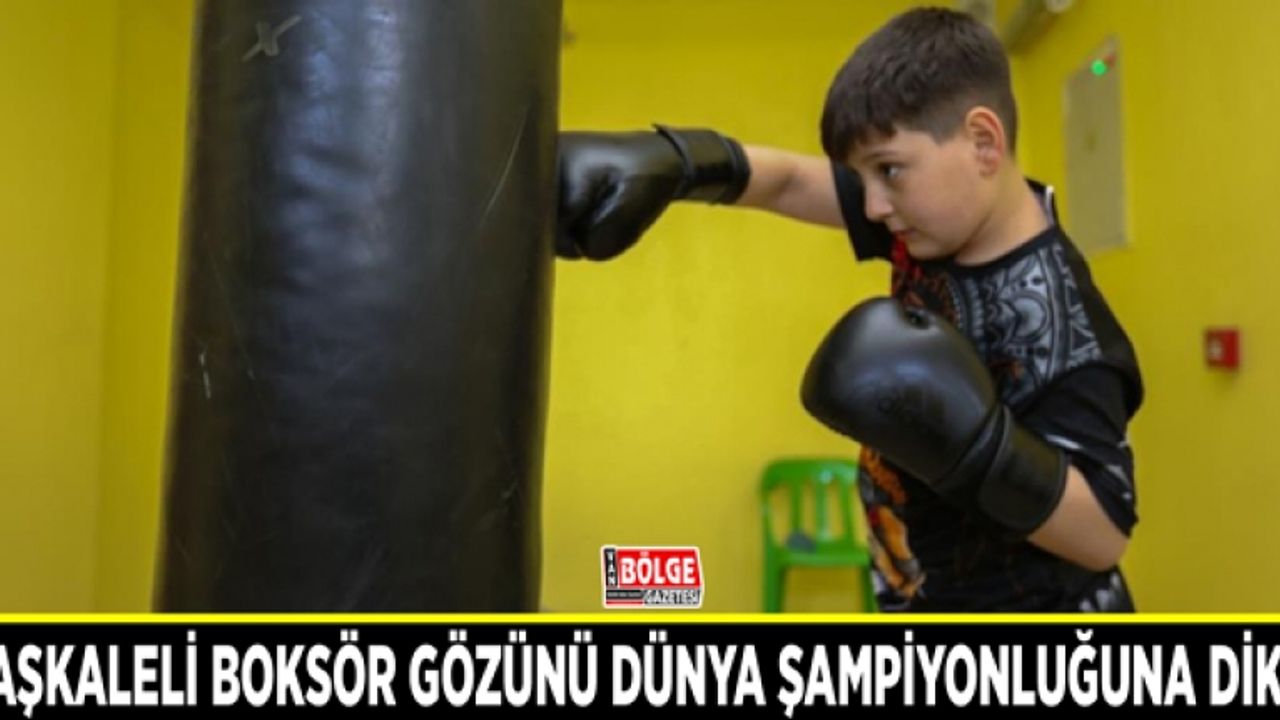 Başkaleli boksör gözünü dünya şampiyonluğuna dikti