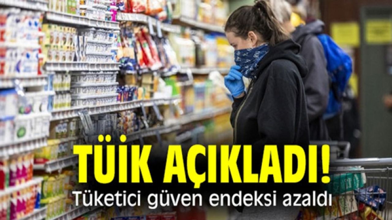 Güven endeksi perakende ticaret sektöründe azaldı