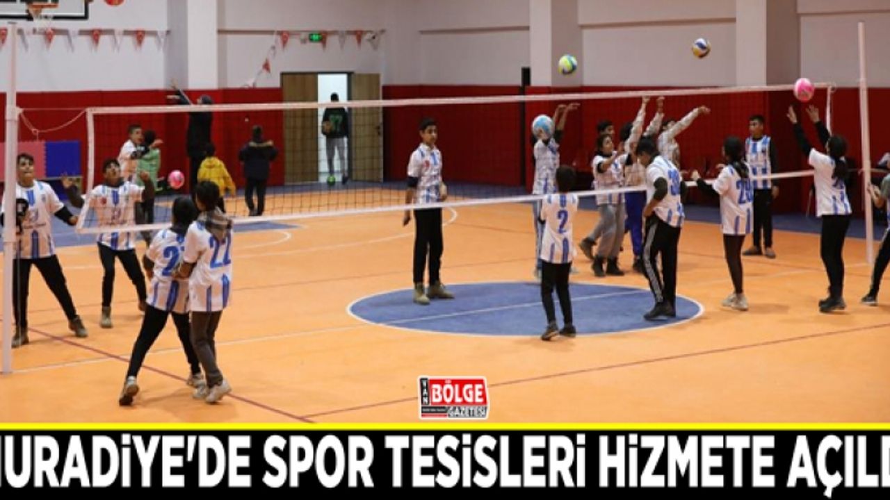 Muradiye'de spor tesisleri hizmete açıldı