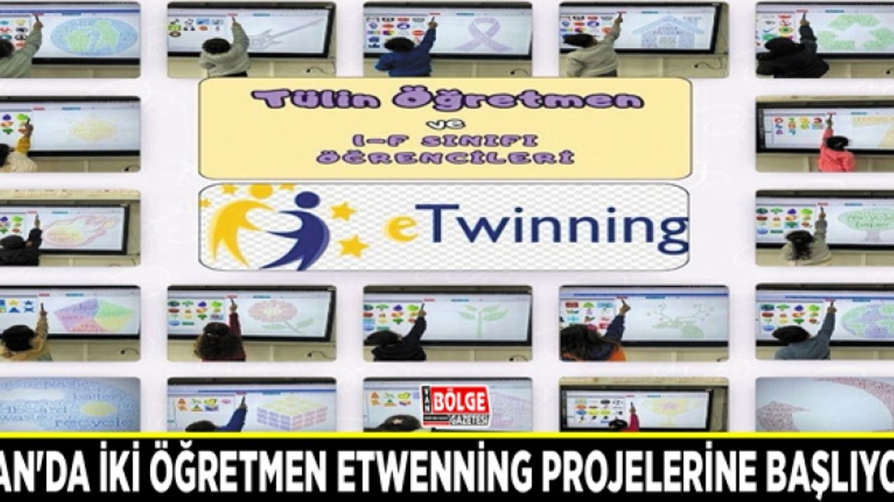 Van'da iki öğretmen eTwenning projelerine başlıyor