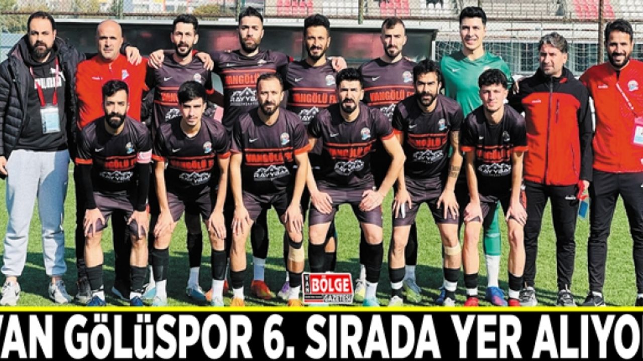 Van Gölüspor 6. sırada yer alıyor