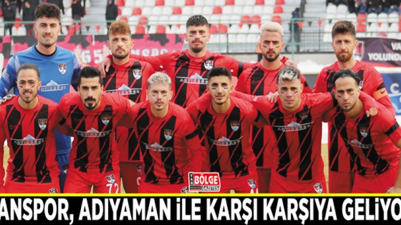 Vanspor, Adıyaman ile karşı karşıya geliyor