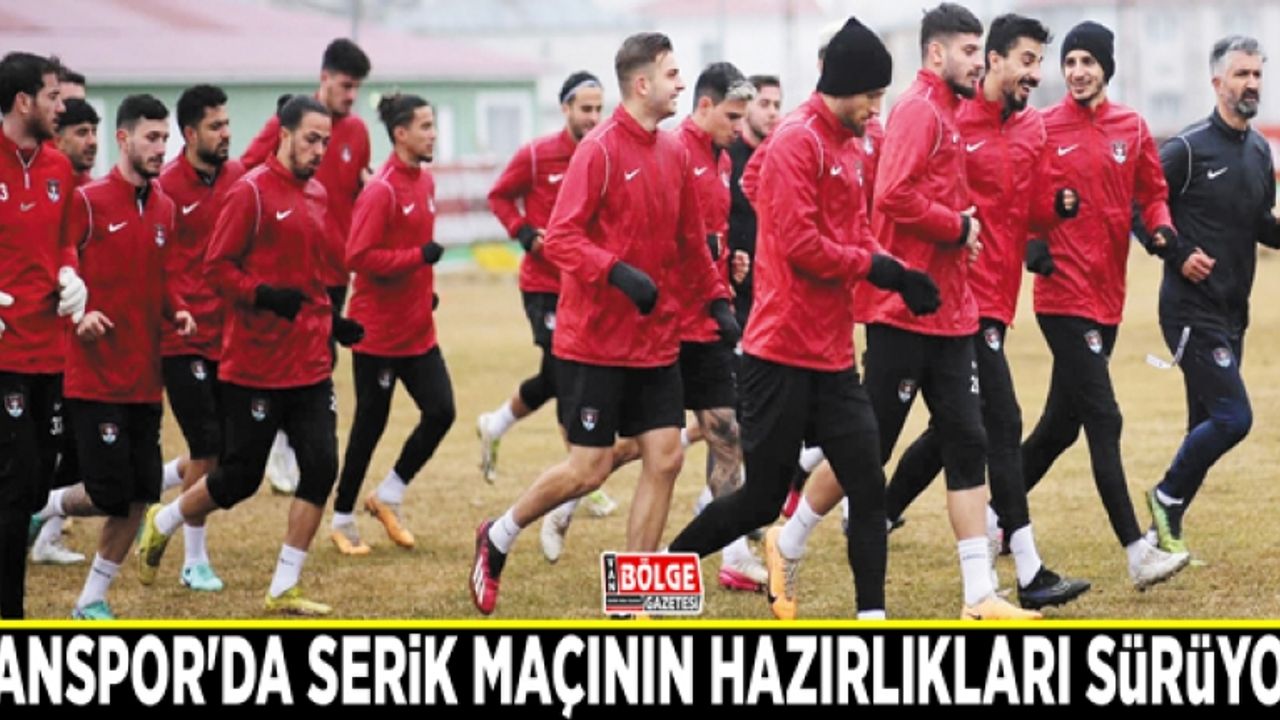 Vanspor'da Serik maçının hazırlıkları sürüyor