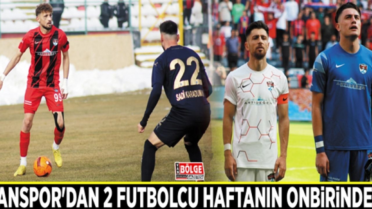 Vanspor'dan 2 futbolcu haftanın onbirinde...