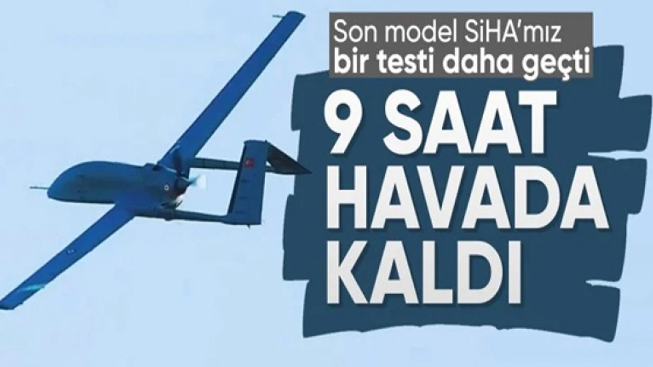 Bayraktar TB3'ten büyük bir başarı daha: 9 saat havada kaldı