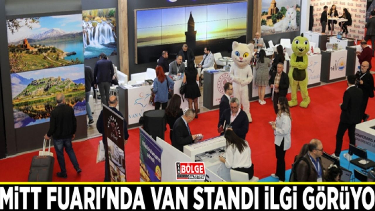EMİTT Fuarı'nda Van standı ilgi görüyor