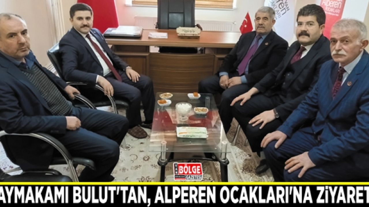 Kaymakam Bulut'tan, Alperen Ocakları'na ziyaret…