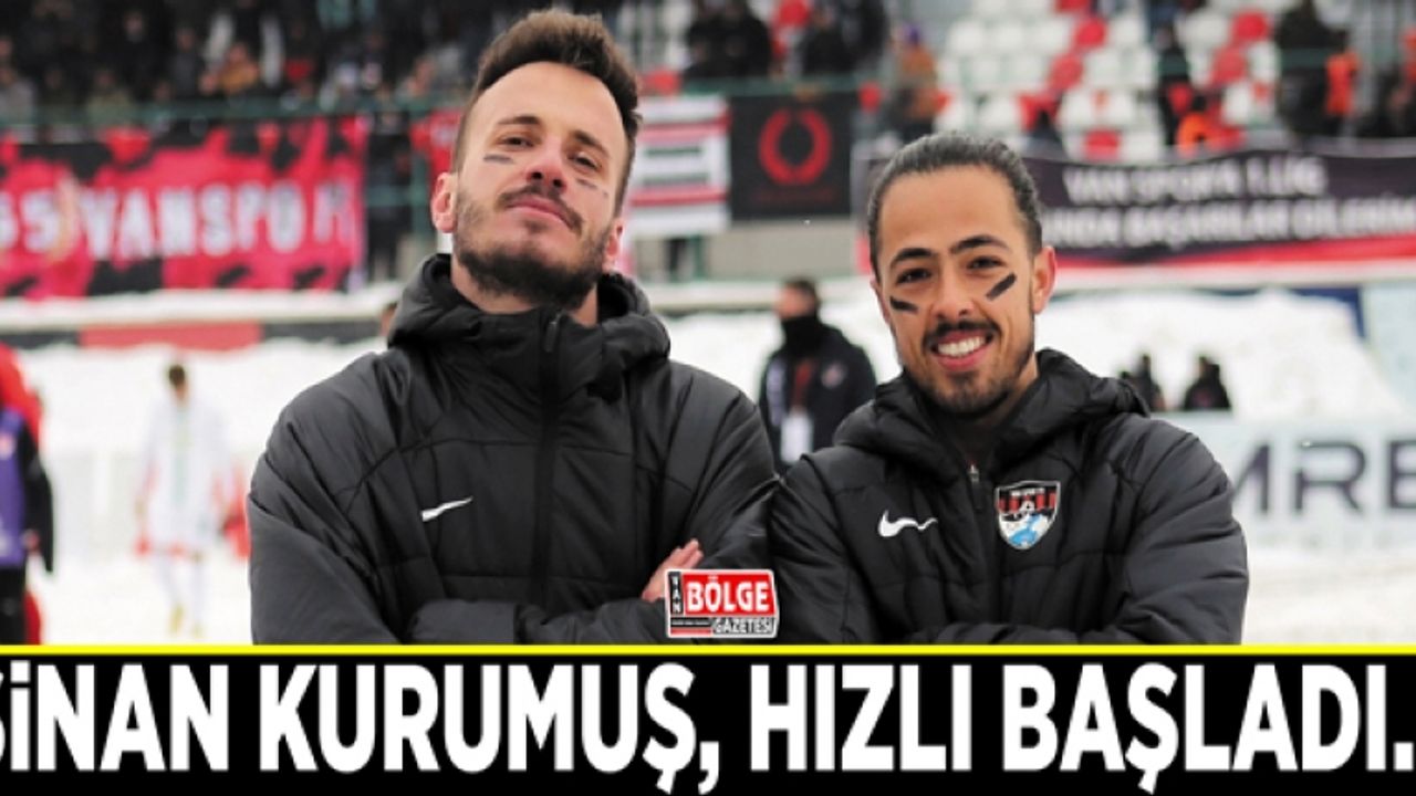 Vanspor’lu Sinan Kurumuş, hızlı başladı…