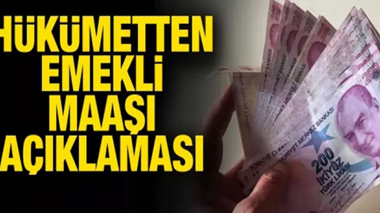 AK Parti'den emekli maaşı açıklaması