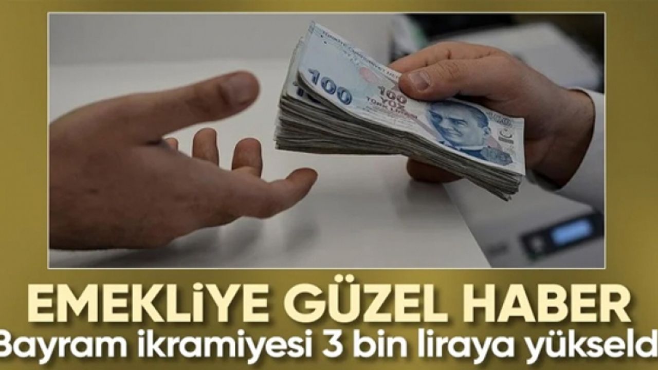 Emekliye 3 bin lira bayram ikramiyesi TBMM'de kabul edildi