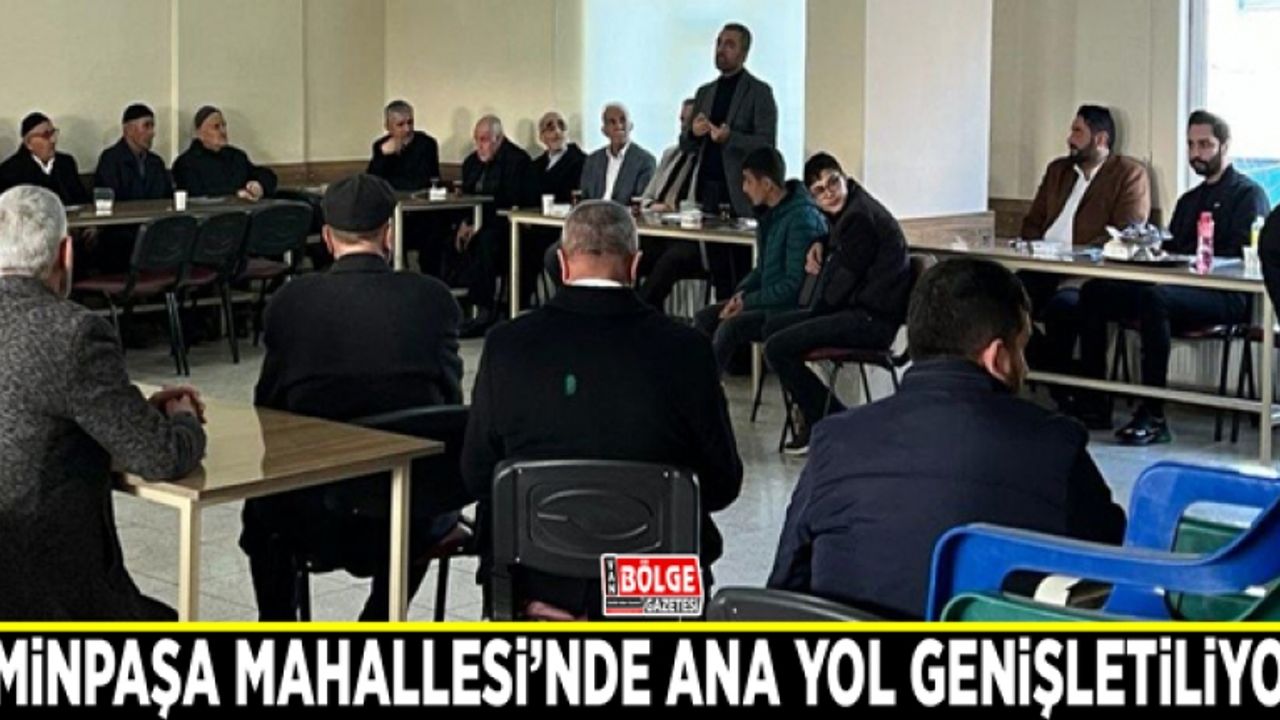 Eminpaşa Mahallesi’nde ana yol genişletiliyor