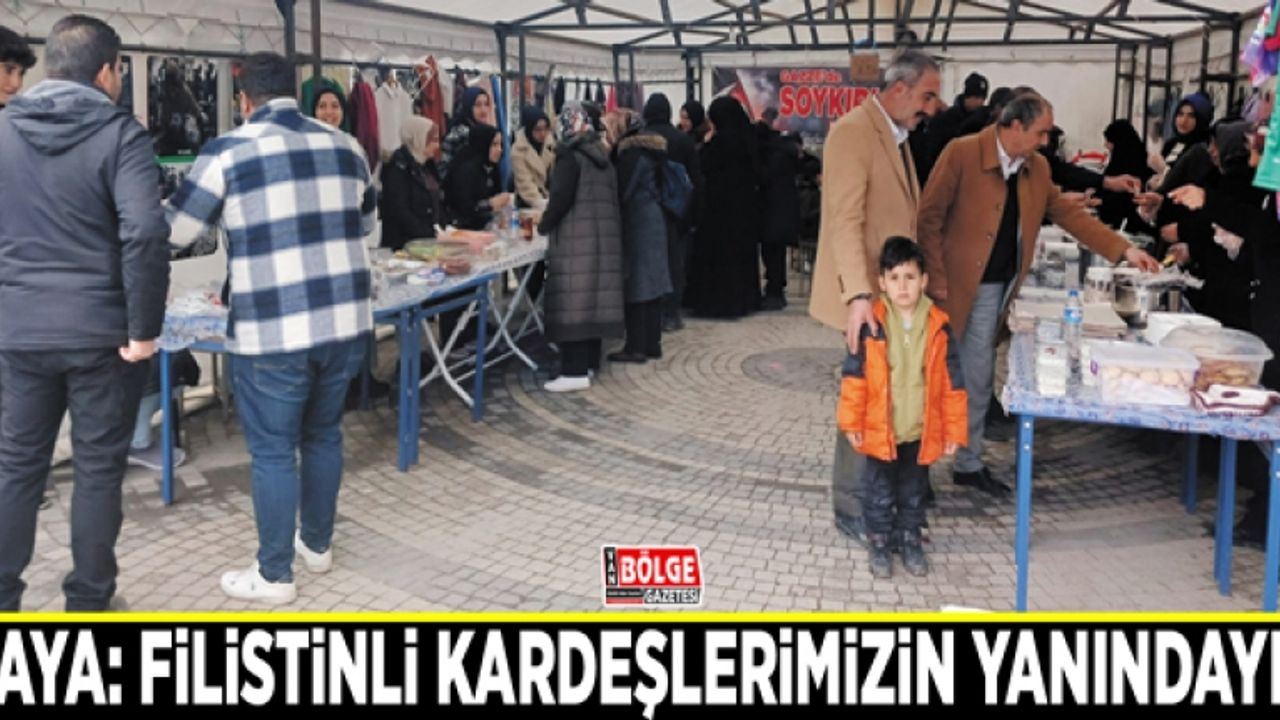 Kaya: Filistinli kardeşlerimizin yanındayız
