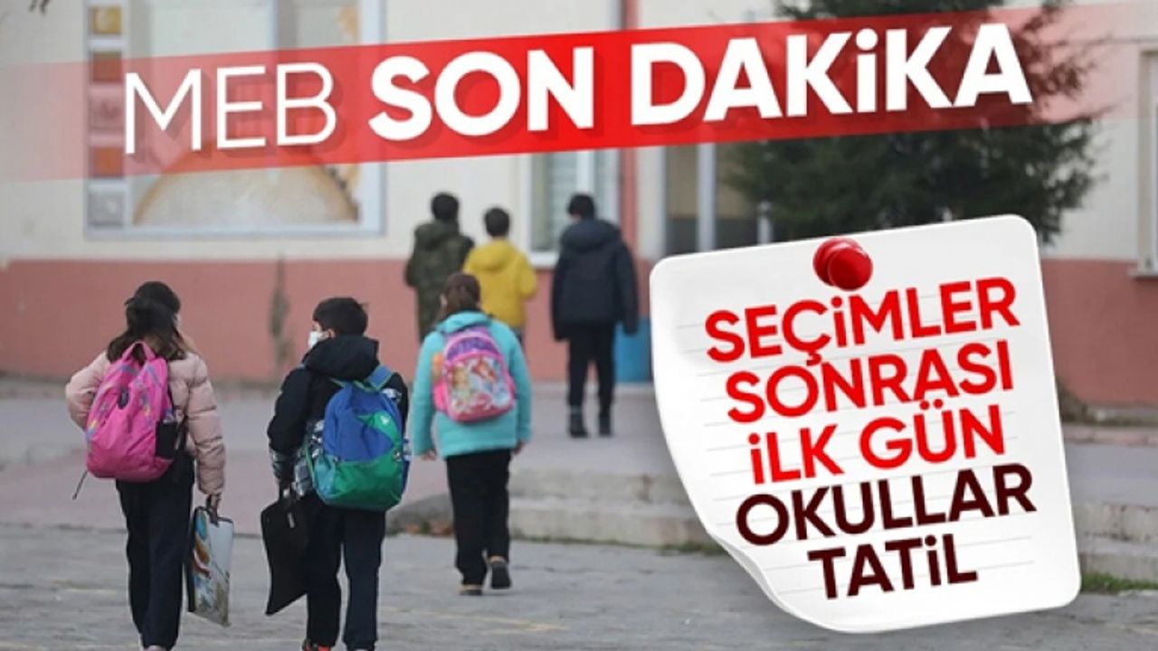 MEB açıkladı! 1 Nisan'da okullar tatil olacak