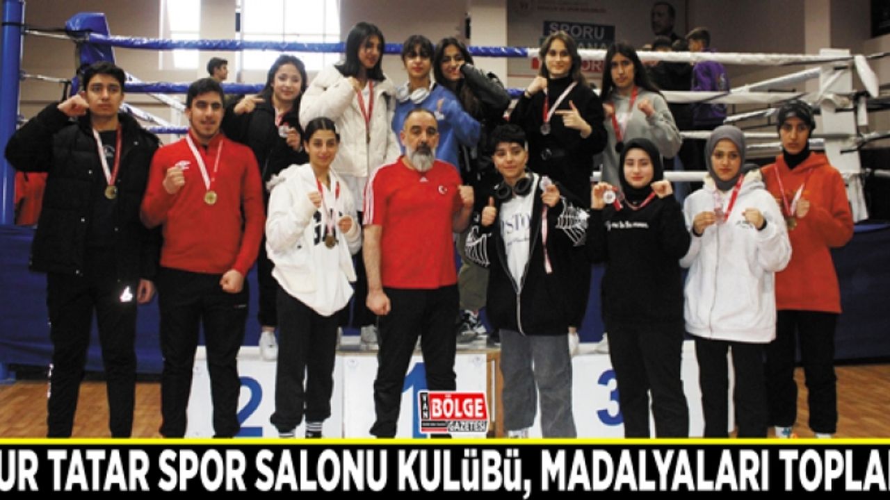 Nur Tatar Spor Salonu Kulübü, madalyaları topladı