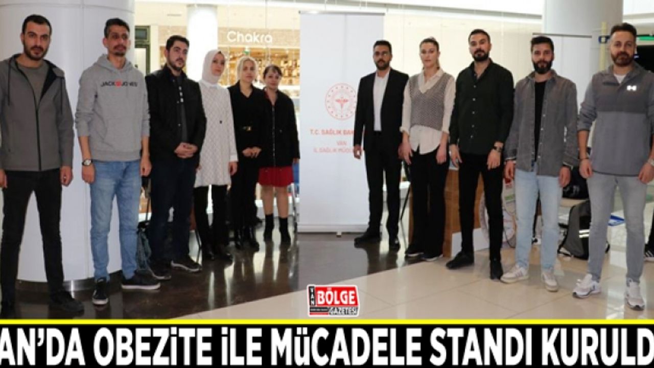 Van’da obezite ile mücadele standı kuruldu